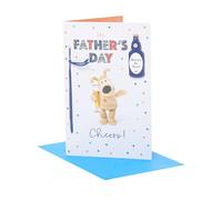 Boofle It's Father's Day Cheers! Cuddly Cheers! Cute Father's Day Greeting Card