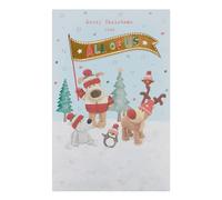 Boofle Merry Christmas From All Of Us Christmas Greeting Card Cute Xmas Cards