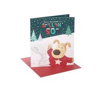 Boofle Merry Christmas To A Brilliant Son Cute Christmas Greeting Card
