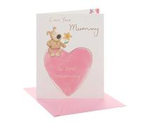 Boofle | Mother's Day Card for Mummy | Boofle Sat on a Big Heart Design