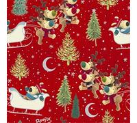 Boofle | Multipack of 3 Roll Wraps for Him/Her/Friend | For Christmas Gifts | Cute Design | 12m Total | 3 x 4m Rolls