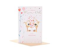 Boofle Mum & Dad Anniversary Card With Envelope - Cute Design,Multi,149 mm x 229 mm
