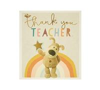 Boofle Thankyou Teacher Card - Teacher Appreciation Card - Thank You Teacher Card, Multi (695239-0-1)