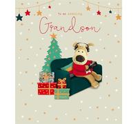 Boofle to an Amazing Grandson Cute Gaming Christmas Greeting Card 771179