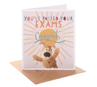 Boofle UK Greetings | Congratulations Card for Passing Exams | Cute Design