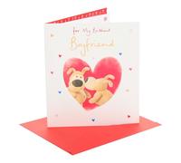 Boofle | Valentine's Day Card for Boyfriend | Cute Design | With Envelope