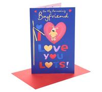 Boofle | Valentine's Day Card for Boyfriend | Cute Design | With Envelope