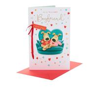 Boofle | Valentine's Day Card for Boyfriend | I Love You Presents | Him, Boys, Men | With Envelope | 16.5cm x 25.4cm