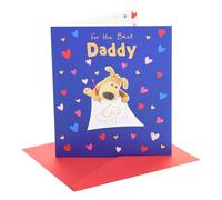 Boofle | Valentine's Day Card for Daddy | I Love You Presents | Him, Boys, Men | Cute Design | With Envelope | 15.9 x 18.4 cm