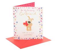 Boofle | Valentine's Day Card for Girlfriend | Cute Design | With Envelope | I Love You Presents | Greeting Card | Her/Girls/Women | 15.9 x 18.4cm