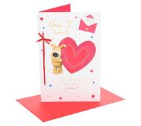 Boofle | Valentine's Day Card for One I Love | I Love You Presents | Her/Him | Cute Design | With Envelope | 16.5 x 25.4 cm