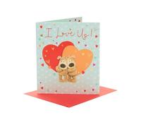 Boofle | Valentine's Day Card | I Love You Presents | Her/Him | With Envelope | 15.9cm x 18.4cm