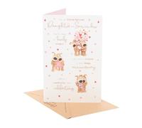 Boofle Wedding Anniversary Card for Daughter & Son-in-Law - Cute Design