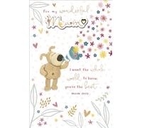 Boofle Wonderful Mum Mum's The Word Cute Mother's Day Greeting Card 762457