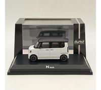 BOOGAA Hobby Japan 1/43 N-BOX Custom Platinum White Pearl HJ431006WP Diecast Model Car Miniature Limited Collection Toy Vehicle