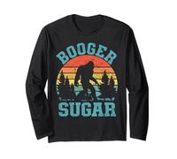 Booger Sugar Sasquatch Yeti Funny Adult Meme Long Sleeve T-Shirt