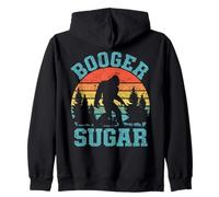 Booger Sugar Sasquatch Yeti Funny Adult Meme Zip Hoodie