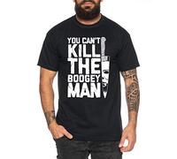 Boogey Man -You Can't Kill Men's Tee Shirt Men T-Shirt Halloween Michael Horror Myers Pennywise Man 13 Jason Voorhees Nightmare Black