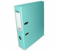 Booghe A4 Lever Arch File with Protector - Single, 4 or 10 Pack - Black, Red, Blue, Green, Turquoise, Fuchsia - Heavy Duty Office Filing & School Binders (1, Turquoise)