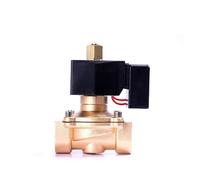 BOOGHIGC 1 inch normally open brass 24 hours non-heat energy-saving solenoid valve 24V 12V 220V 110V G thread(G-110VAC-NBR-SEAL)