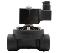 BOOGHIGC Normally Closed or Open Plastic Solenoid Valve DN15 DN20 DN25 DN32 DN40 DN50 Water Valves AC 110V 220V DC12V 24VG or NPT Thread(G-DC 24V-ES OPEN)