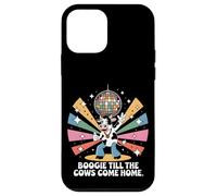 Boogie Till the Cows Come Home Retro Disco Cow Funny Case for iPhone 12 mini