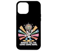 Boogie Till the Cows Come Home Retro Disco Cow Funny Case for iPhone 12 Pro Max