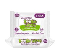 Boogie Wipes Saline Nose Wipe Unscented 90 Count