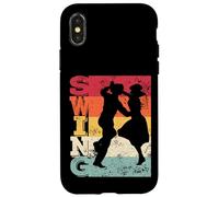 Boogie Woogie Dance Swing 60s Retro Dancecouple Case for iPhone X/XS