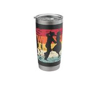 Boogie Woogie Dance Swing 60s Retro Dancecouple Stainless Steel Insulated Tumbler
