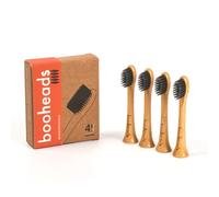 booheads - Charcoal Bamboo Electric Toothbrush Heads | Biodegradable Eco-Friendly Sustainable Recyclable | Compatible with Sonicare
