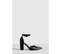 Boohoo 2 Part Pointed Heels In Black black 8