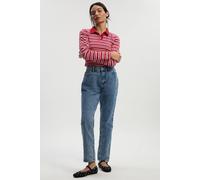 Boohoo Basic High Waist Mom Jean In Vintage Blue vintage blue 14/30L