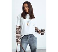 Boohoo Basic Oversized Short Sleeve T-Shirt In White white 10