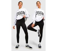 Boohoo Basics 2 Pack High Waisted Core Jersey Leggings In Black black 14