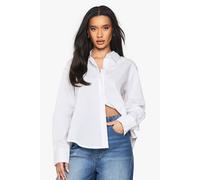 Boohoo Basics Cotton Shirt In White white 8