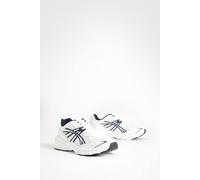 Boohoo Contrast Stripe Chunky Sporty Dad Trainers In White white 4