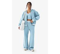 Boohoo Dsgn Studio Contrast Straight Leg Jogger In Light Blue light blue L
