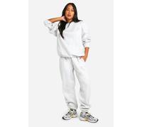 Boohoo Dsgn Studio Embroidered Cuffed Oversized Jogger In Ash Grey ash grey S
