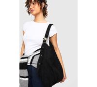 Boohoo Hardware Buckle Detail Tote Bag In Black black One Size