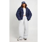 Boohoo Hooded Padded Puffer Jacket In Navy navy 14