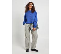 Boohoo Interlock Boxy Button Through Cardigan In Cobalt cobalt 12