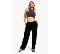 Boohoo Jersey Elasticated Waistband Pin Tuck Leg Trouser In Black black 6