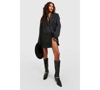 Boohoo Single Fishnet Tights In Black black