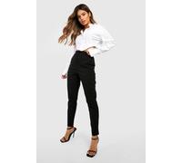 Boohoo Super Stretch Tapered Tailored Trouser In Black black 10