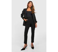 Boohoo Super Stretch Tapered Tailored Trouser In Black black 12