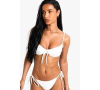 Boohoo Swimwear Essentials Underwired Bikini Top In White white 30D