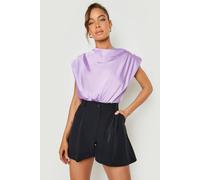 Boohoo Tailored High Waist Short In Black black 6