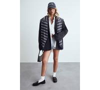 Boohoo Tailored Oversized Slouchy Blazer In Navy navy 12