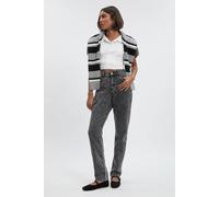 Boohoo Tall Basic High Waist Mom Jean In Washed Black washed black 12/36L